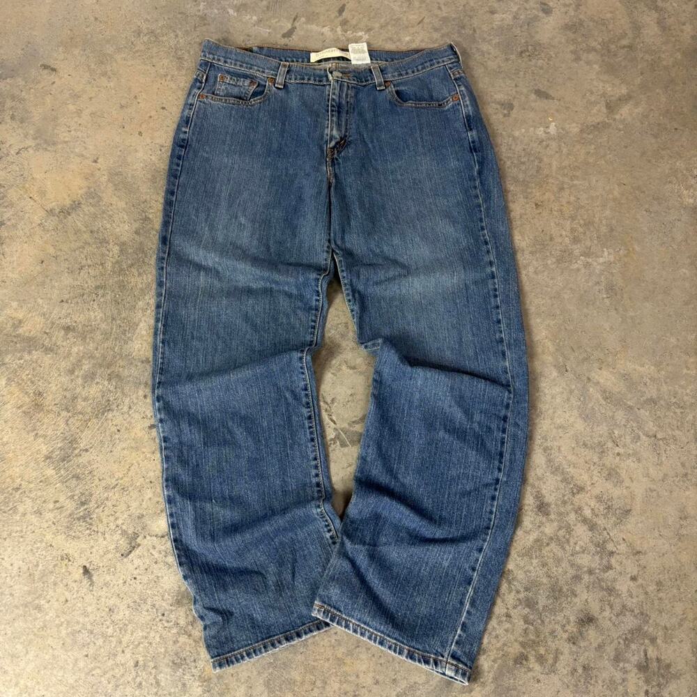 2000s Levis 505 Straight Leg Blue Jeans